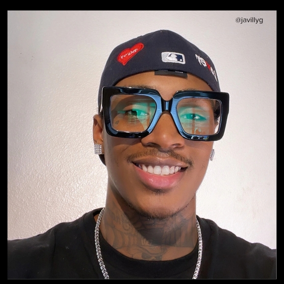 New Eyeglasses Frame Two-Color Square Frame - Picture 14 of 14